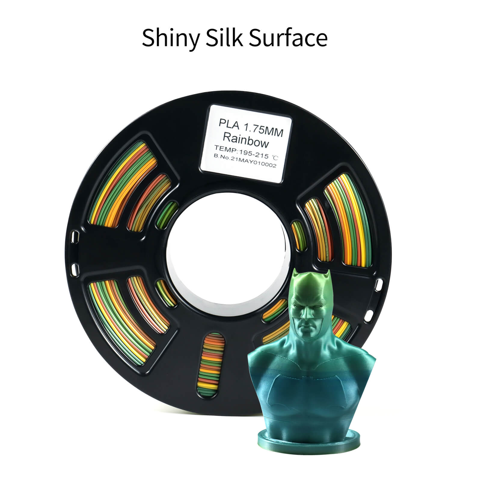  1.75mm 1Kg Silk Shiny PLA Most Basic Popular